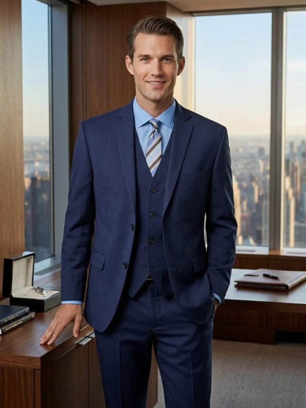 Alfani Mens Slim-Fit Stretch Blazer, Long